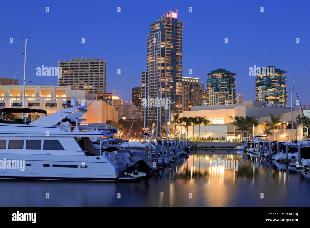 Embarcadero Marina, San Diego, California, Stati Uniti d'America Foto Stock