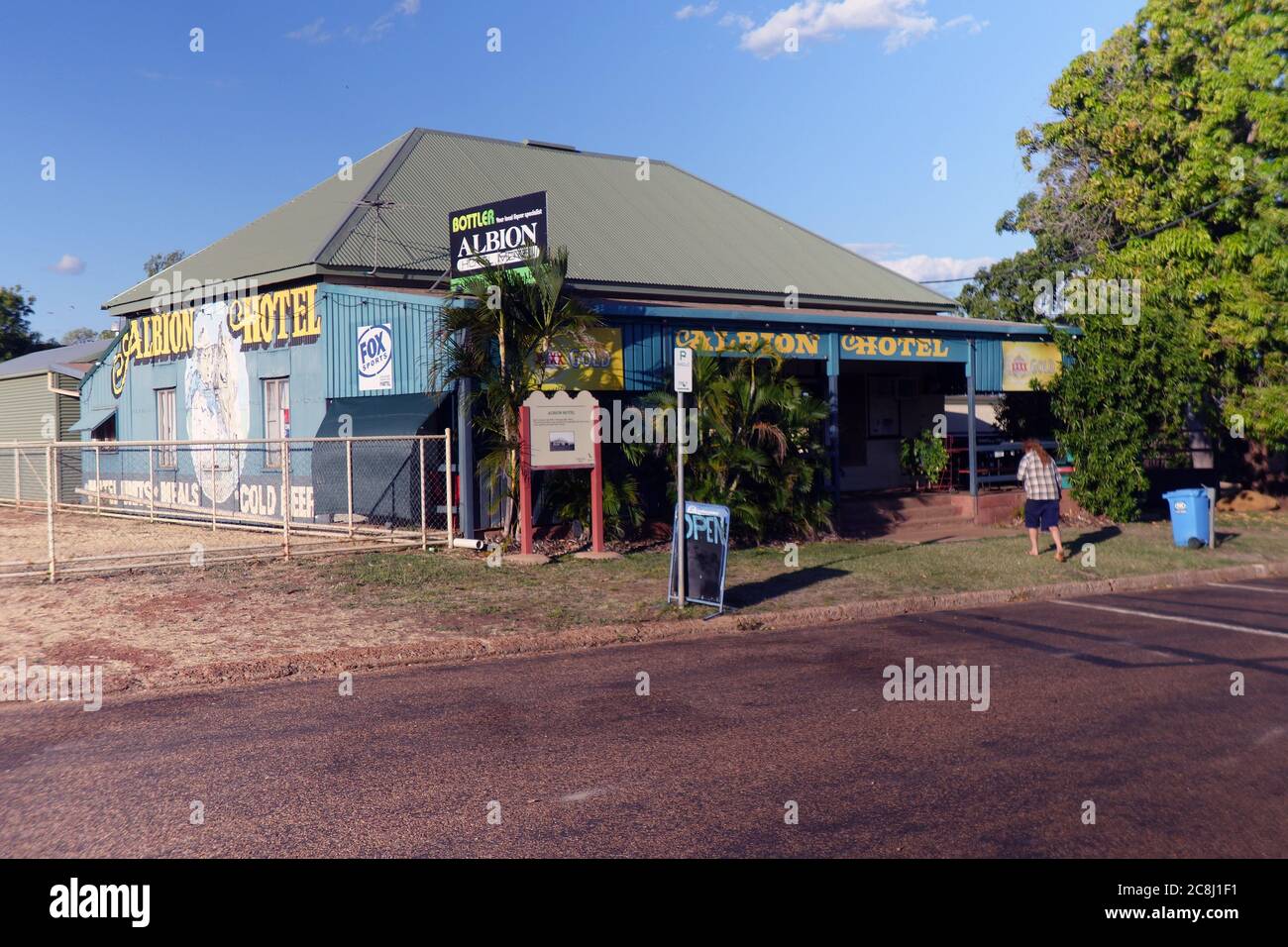 Albion Hotel, Normanton, Queensland, Australia. No PR o MR Foto Stock