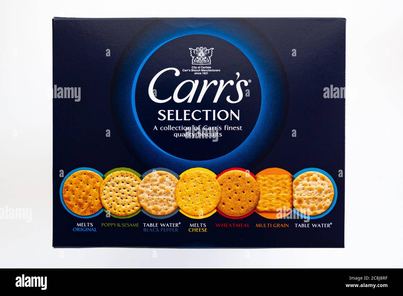 Selezione di biscotti Carrs Foto Stock