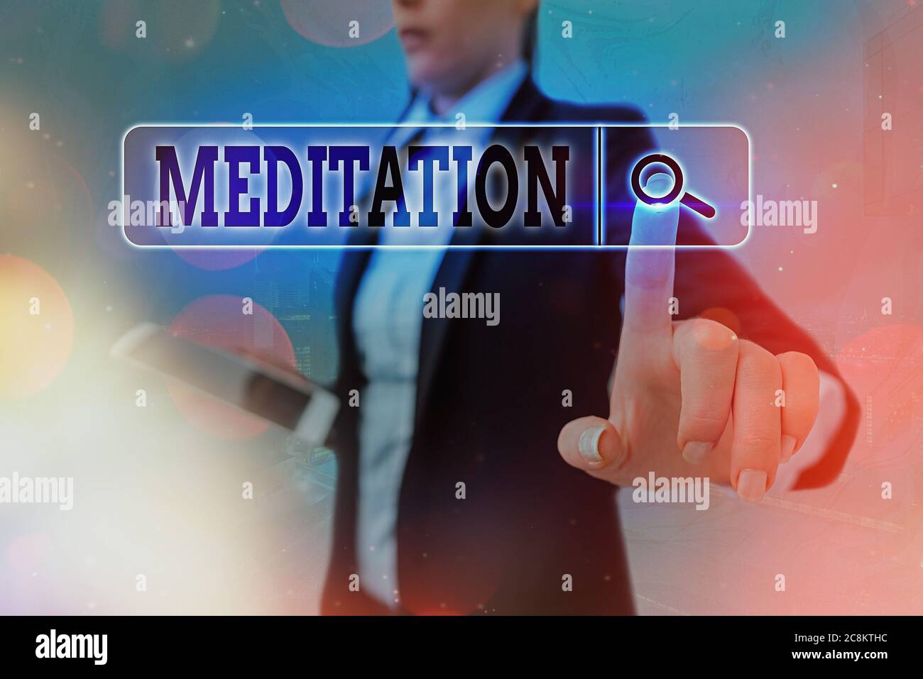 Scrittura concettuale a mano che mostra la meditazione. Concetto significato il discorso inteso ad esprimere il suo autore s è riflessioni Ricerca web futuristi digitali Foto Stock