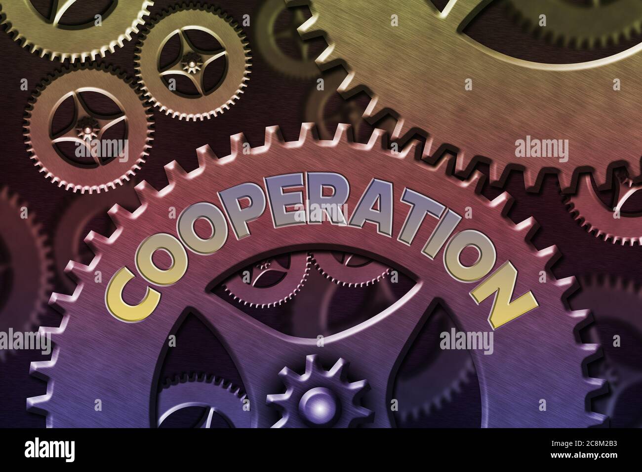 Testo di scrittura cooperazione. Foto aziendale che mostra le azioni di qualcuno che è stato utile facendo ciò che si desidera controllo dell'amministratore di sistema, Foto Stock