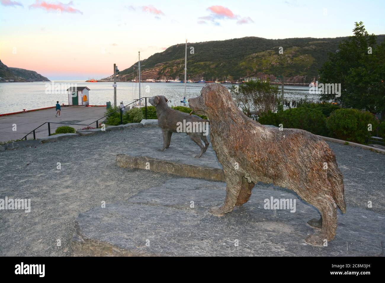 Harbourside Park, St. John's, Terranova Foto Stock