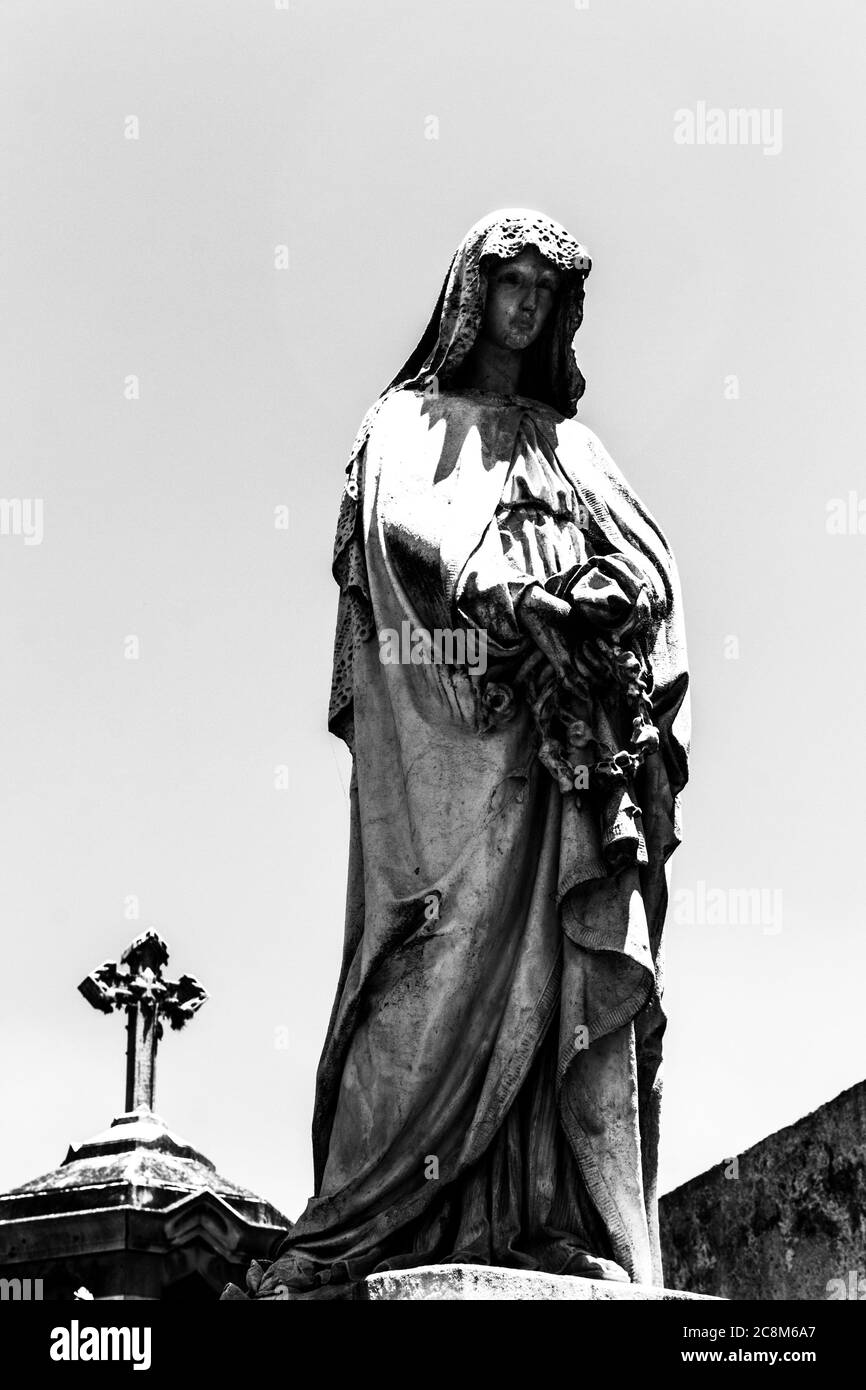 Il Cimitero di Recoleta, Buenos Aires, Argentina Foto Stock