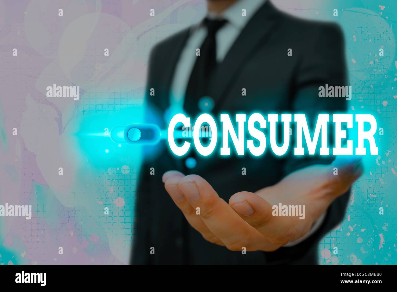 Cartello di testo che mostra il cliente. Testo di foto di affari uno che utilizza i beni economici che sono venduti dai produttori Padlock di grafica per l'informat dei dati di fotoricettore Foto Stock