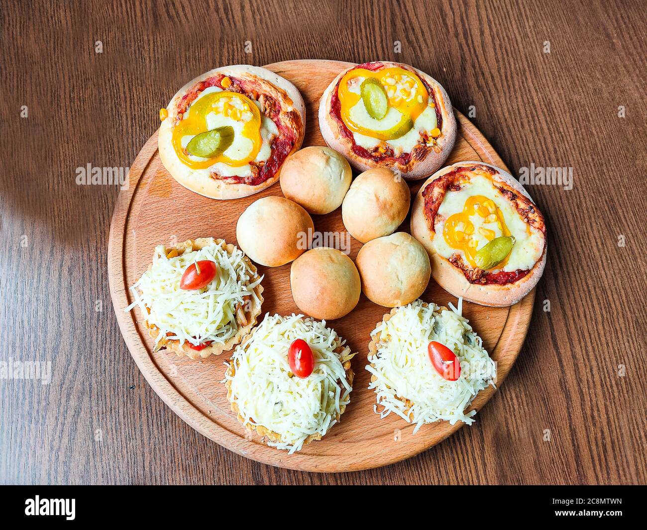 Torta tradizionale dell'area mediterranea Foto Stock