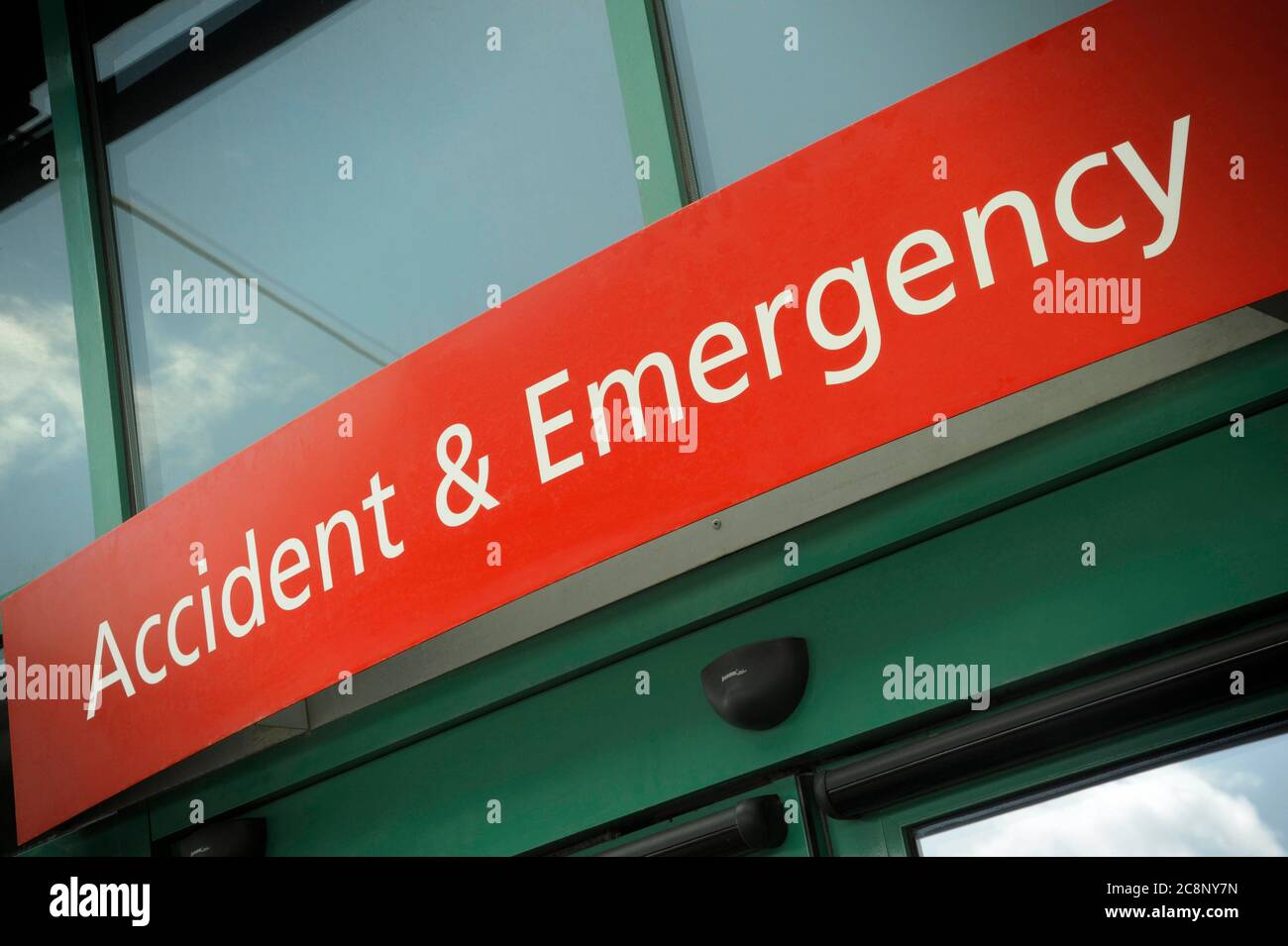 Indicazioni ospedaliere e cartelli del reparto Foto Stock