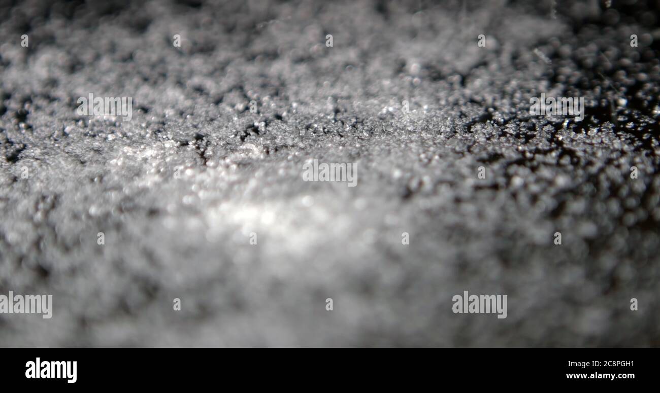 Gocce d'acqua. Texture. Scatto macro. Primo piano. Foto Stock