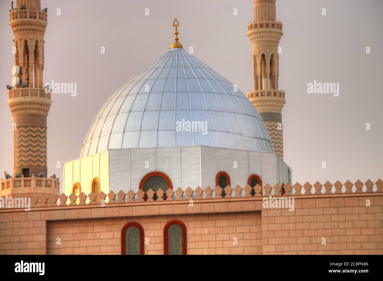 Al Masjid an Nabawi - Medina - Arabia Saudita Foto Stock