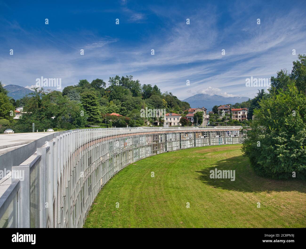 Unità residenziale occidentale (Talponia), Ivrea, Piemonte, Italia Foto Stock