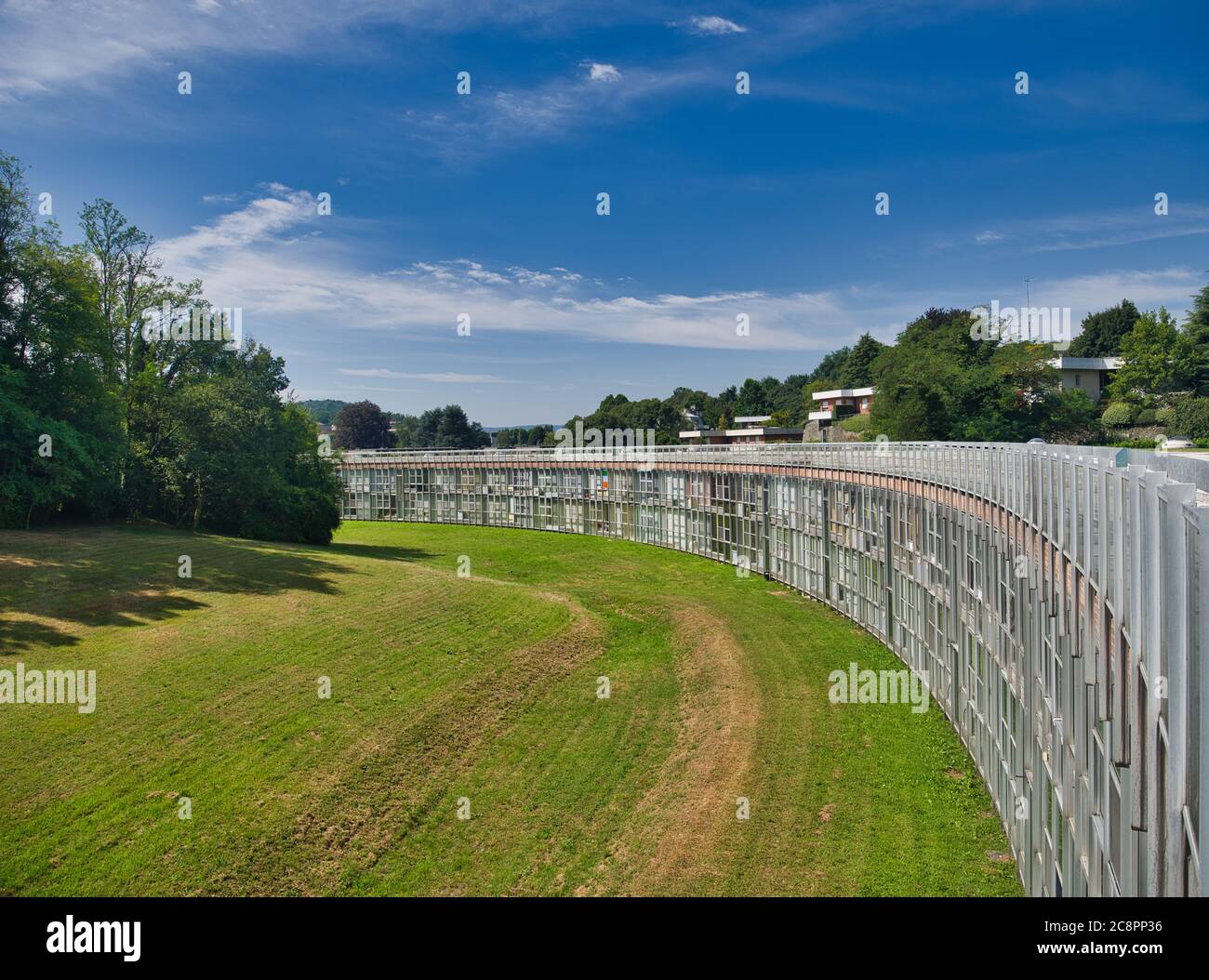 Unità residenziale occidentale (Talponia), Ivrea, Piemonte, Italia Foto Stock