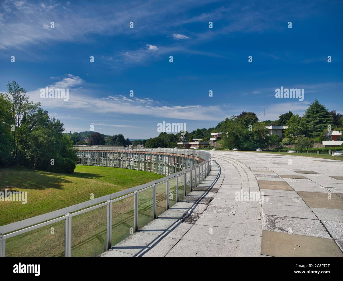 Unità residenziale occidentale (Talponia), Ivrea, Piemonte, Italia Foto Stock