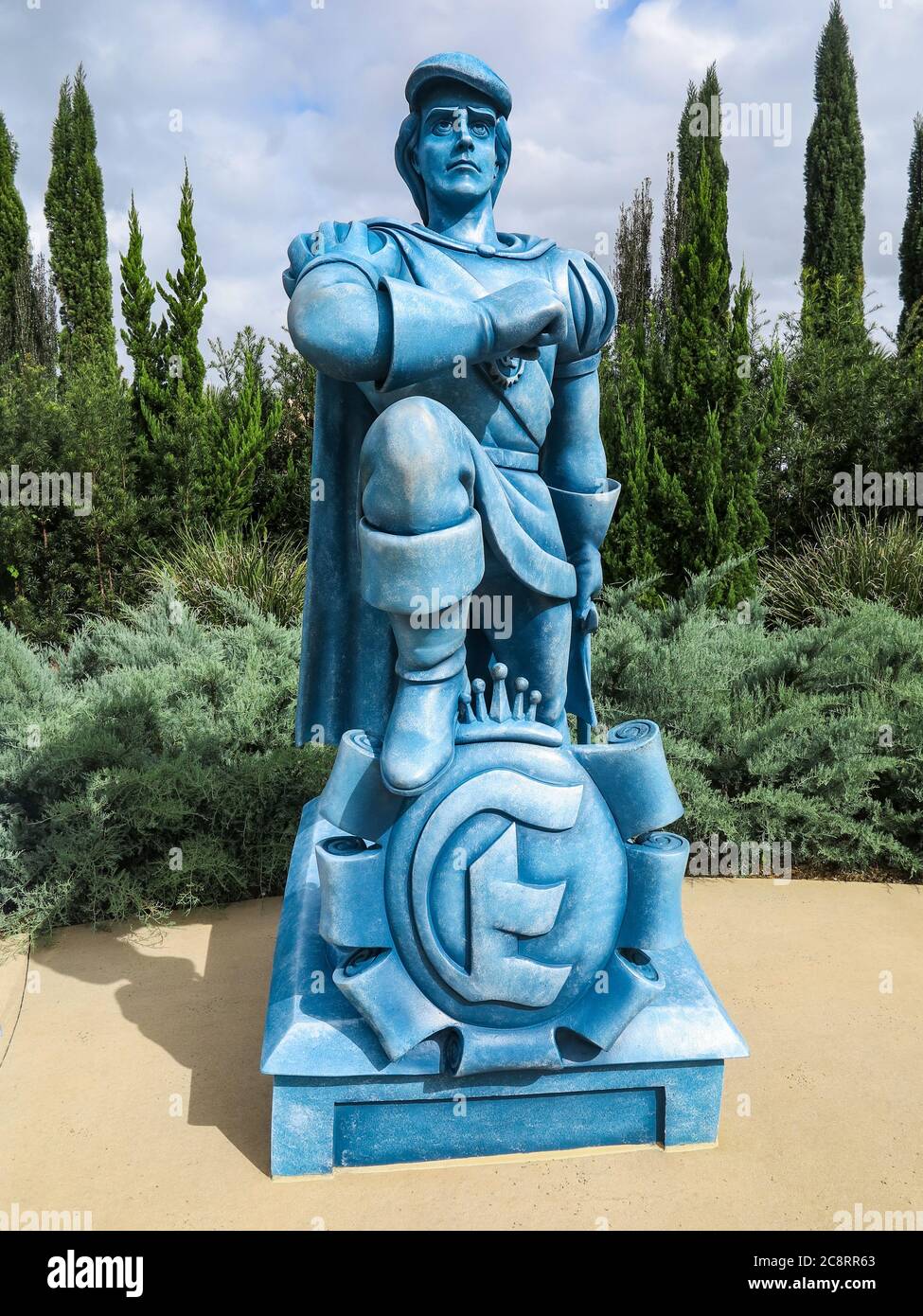 ORLANDO, FLORIDA – 21 dicembre 2015 – il principe Eric della Sirenetta al Disney's Art of Animation Resort di Walt Disney World Foto Stock