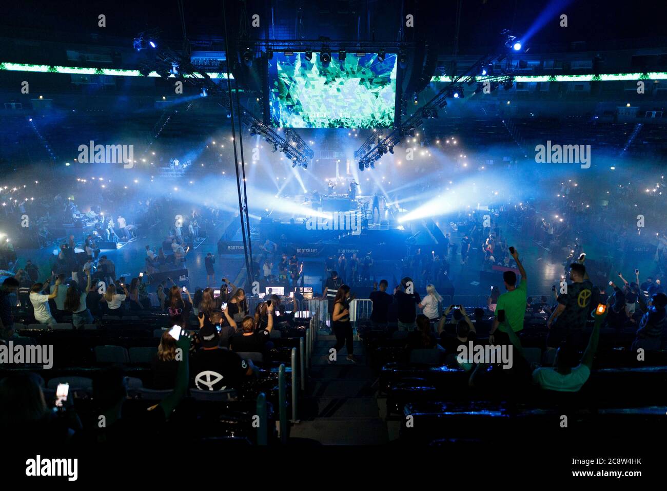 Colonia, Germania. 25 luglio 2020. Sekula all'Arena ora! Concerto di Yellow Claw sotto misure di protezione corona nella Lanxess Arena. Koln, 25 Luglio 2020 | utilizzo in tutto il mondo Credit: dpa/Alamy Live News Foto Stock