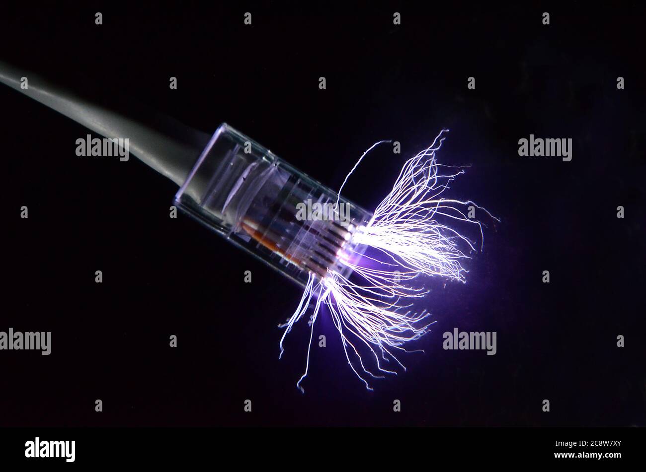 Connessione a Internet Foto Stock