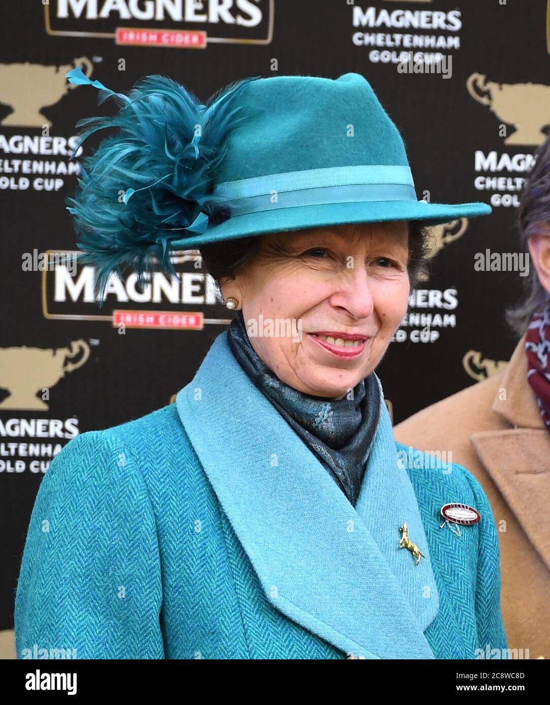 Cheltenham Fest. 2019 Anne, Principessa reale Foto Stock