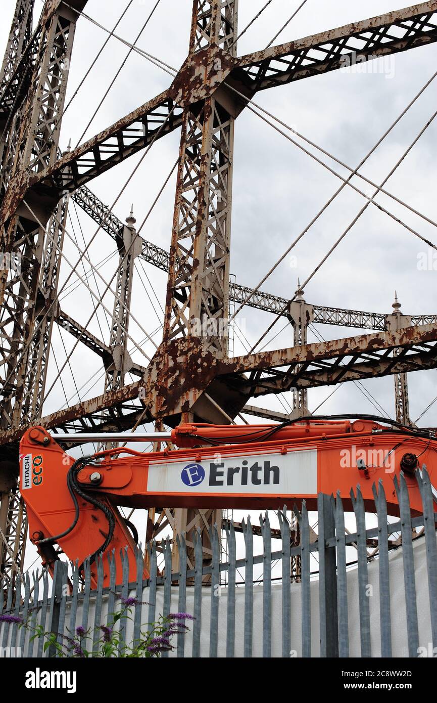 L'ex sito di lavoro a gas New Southgate è stato demolito da Erith gruppo Foto Stock