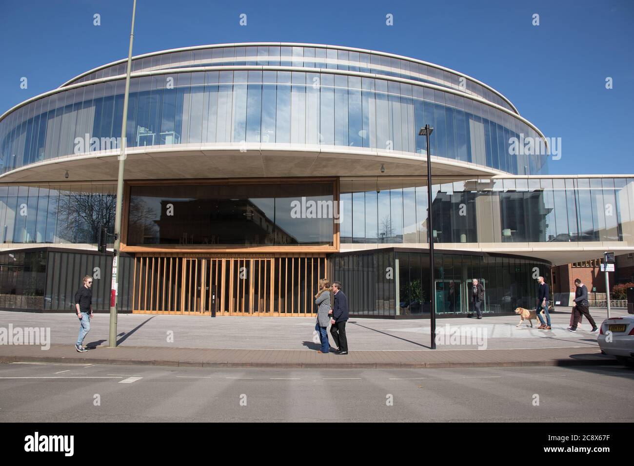 Vista frontale della Scuola di Governo di Blavatnik su Walton Street. Foto Stock