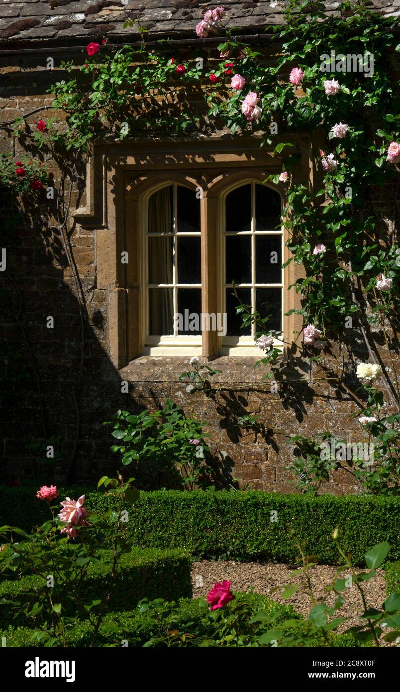 Rousham House and Gardens, Oxfordshire, Inghilterra Foto Stock