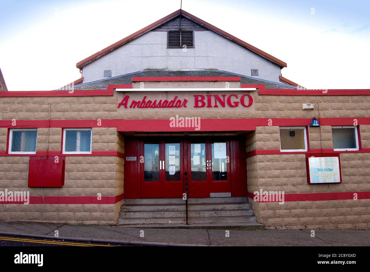 Ambassador Bingo Hall, Macduff, Scozia, Regno Unito Foto Stock