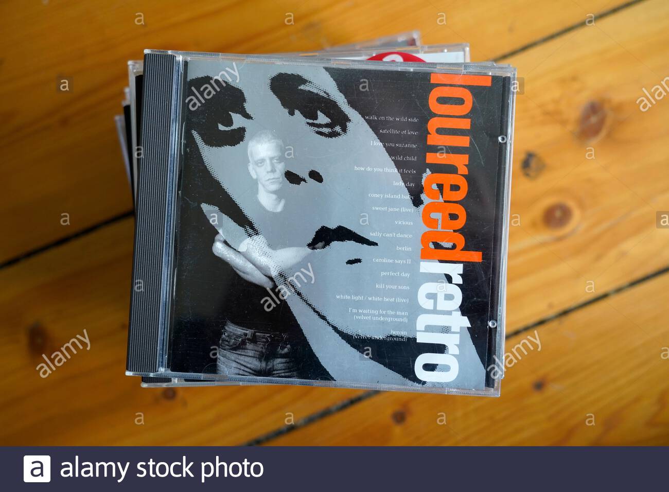 Lou Reed retro compilation compact disc cd Foto Stock