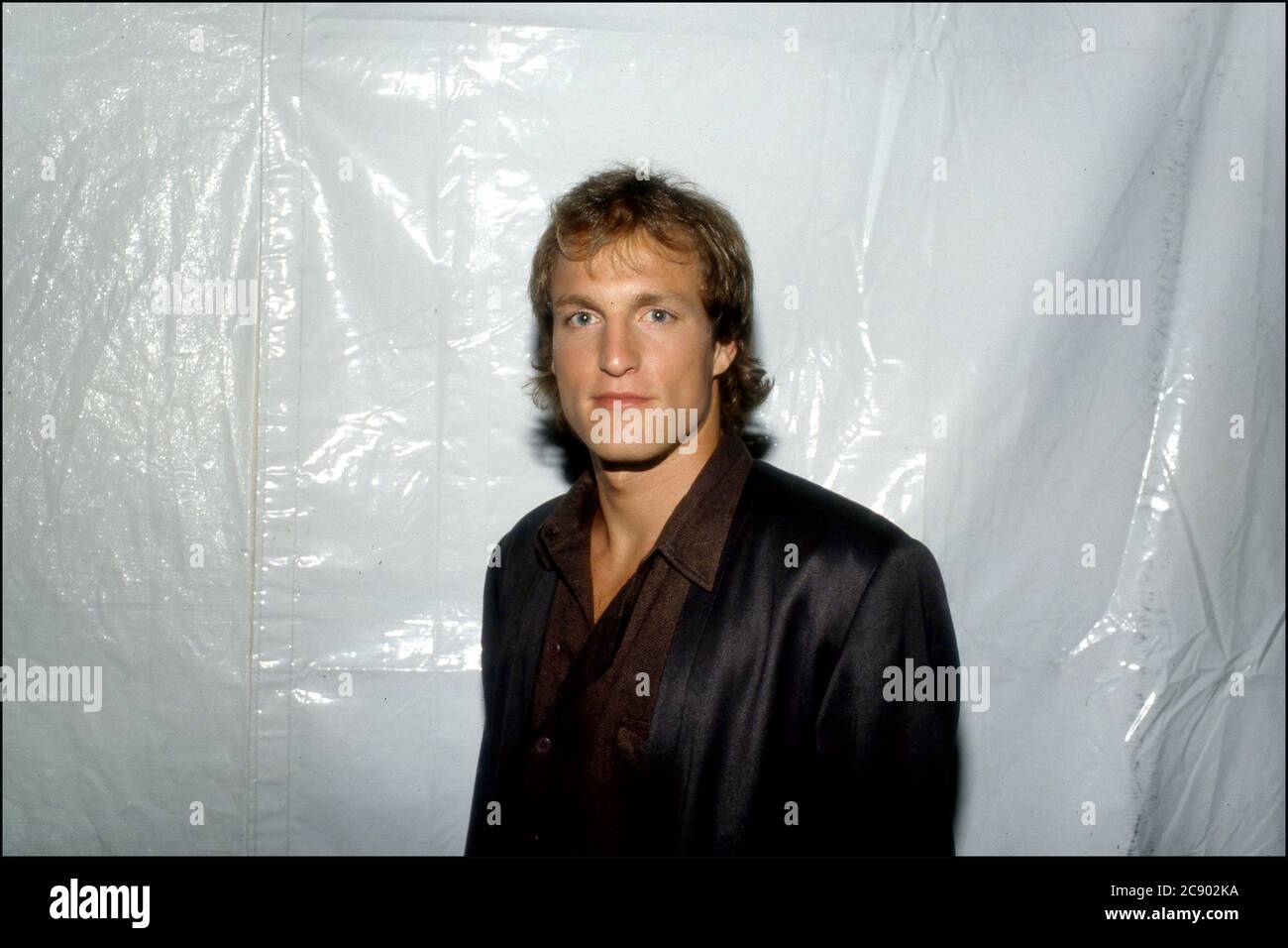 Attore Woody Harrelson backstage a Comic Relief Foto Stock