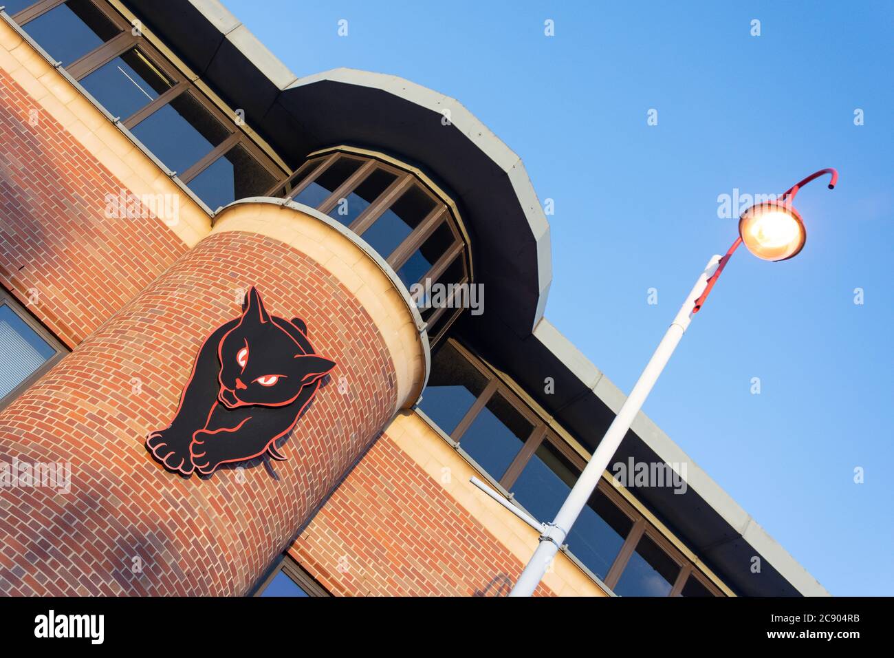 Sunderland A.F.C sede centrale a crepuscolo, Stadium Way, Sheepfolds, Sunderland, Tyne and Wear, Inghilterra, Regno Unito Foto Stock