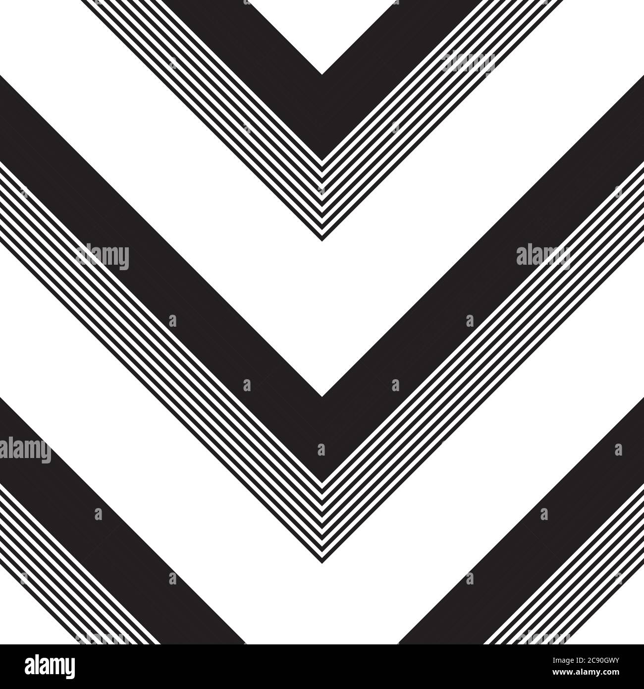 Chevron diagonale a righe sfondo senza cuciture adatto per tessuti moda, grafica Illustrazione Vettoriale