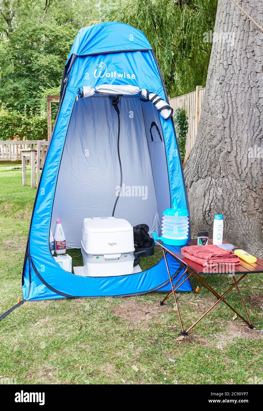 Tenda per WC Pop-Up Portatile per Doccia E Servizi Igienici per Campeggio,  Priv