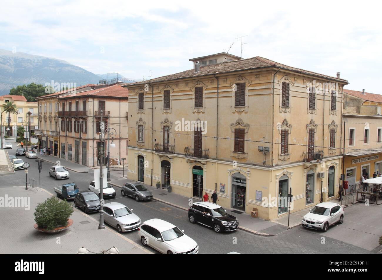 Sora, Italia - 22 luglio 2017: Corso Volsci Foto Stock