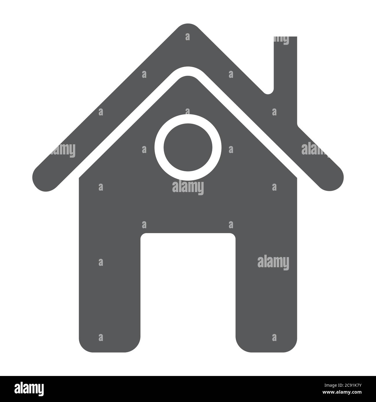 Home page glifo icona, web e casa, segno di costruzione, grafica vettoriale, un motivo pieno su uno sfondo bianco. Illustrazione Vettoriale