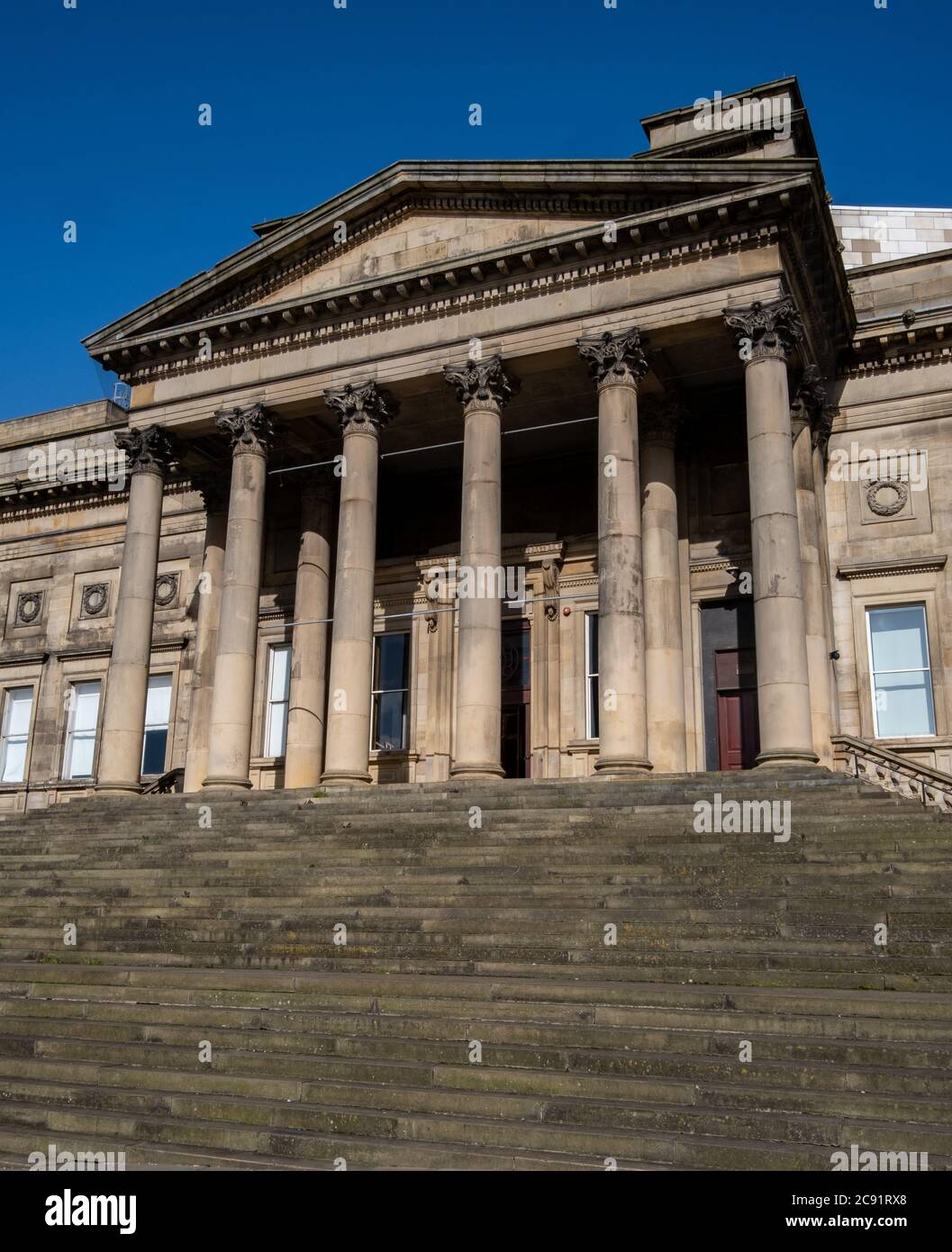 World Museum in William Brown Street Liverpool Marzo 2020 Foto Stock