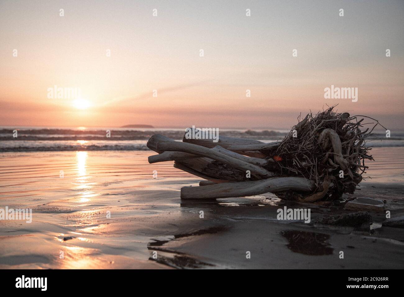 Brean, Burnham-on-Sea, Somerset spiaggia Foto Stock