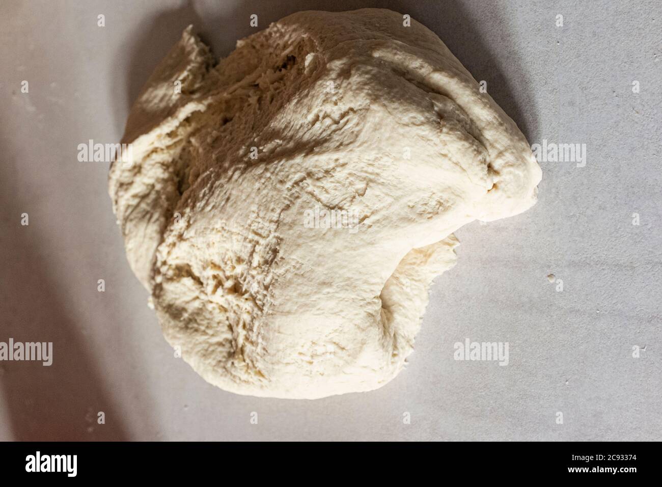Pasta di pane. Il processo di fare il pane. Foto Stock