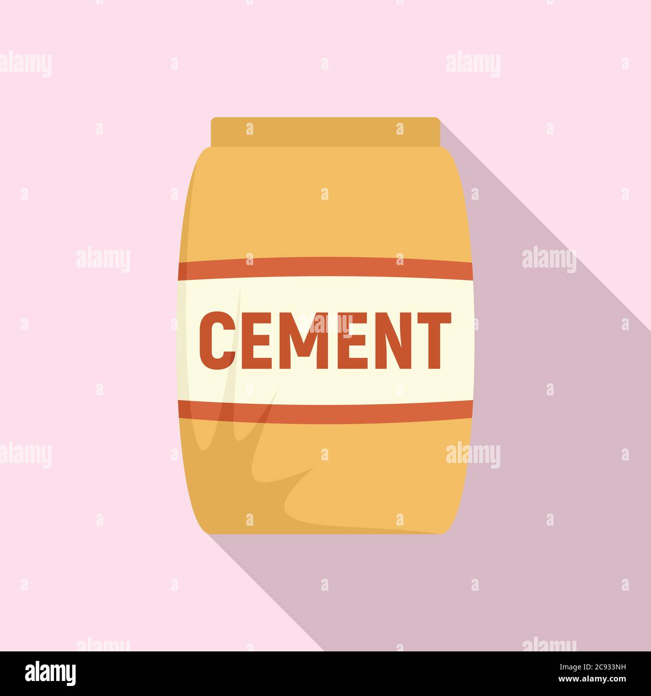 Icona del sacco di cemento. Illustrazione piatta dell'icona vettore del  sacco di cemento per il disegno di fotoricettore Immagine e Vettoriale -  Alamy