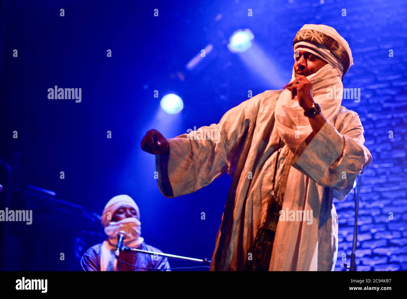 Tinariwen, tuareg blues e rock band dal Mali Foto Stock