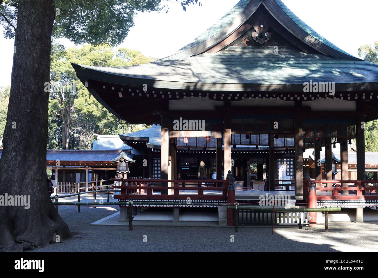 Tempio di Hikawa nella Prefettura di Saitama, Giappone Foto Stock