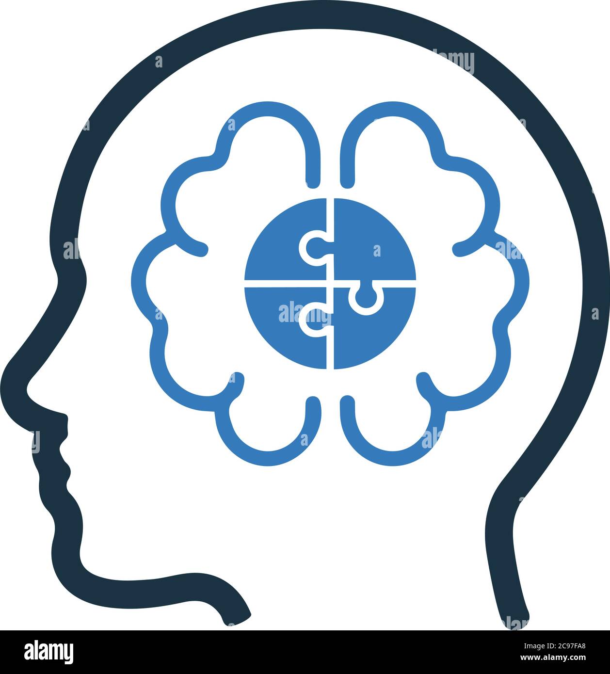 Brainstorming, icona di idea creativa. Ideale per supporti di stampa, Web, immagini di magazzino, uso commerciale o qualsiasi tipo di progetto di progettazione. Illustrazione Vettoriale