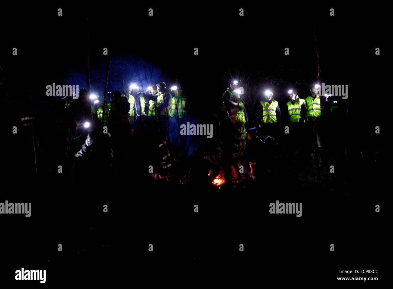 Åsbro, Svezia 2011 una delle competizioni enduro più impegnative del mondo, Novemberkåsan a Åsbro, appena a sud di Örebro. Novemberkåsan è uno degli eventi motociclistici più antichi e più grandi della Svezia. Si tiene dal 1915. Foto Gippe Gustafsson Foto Stock