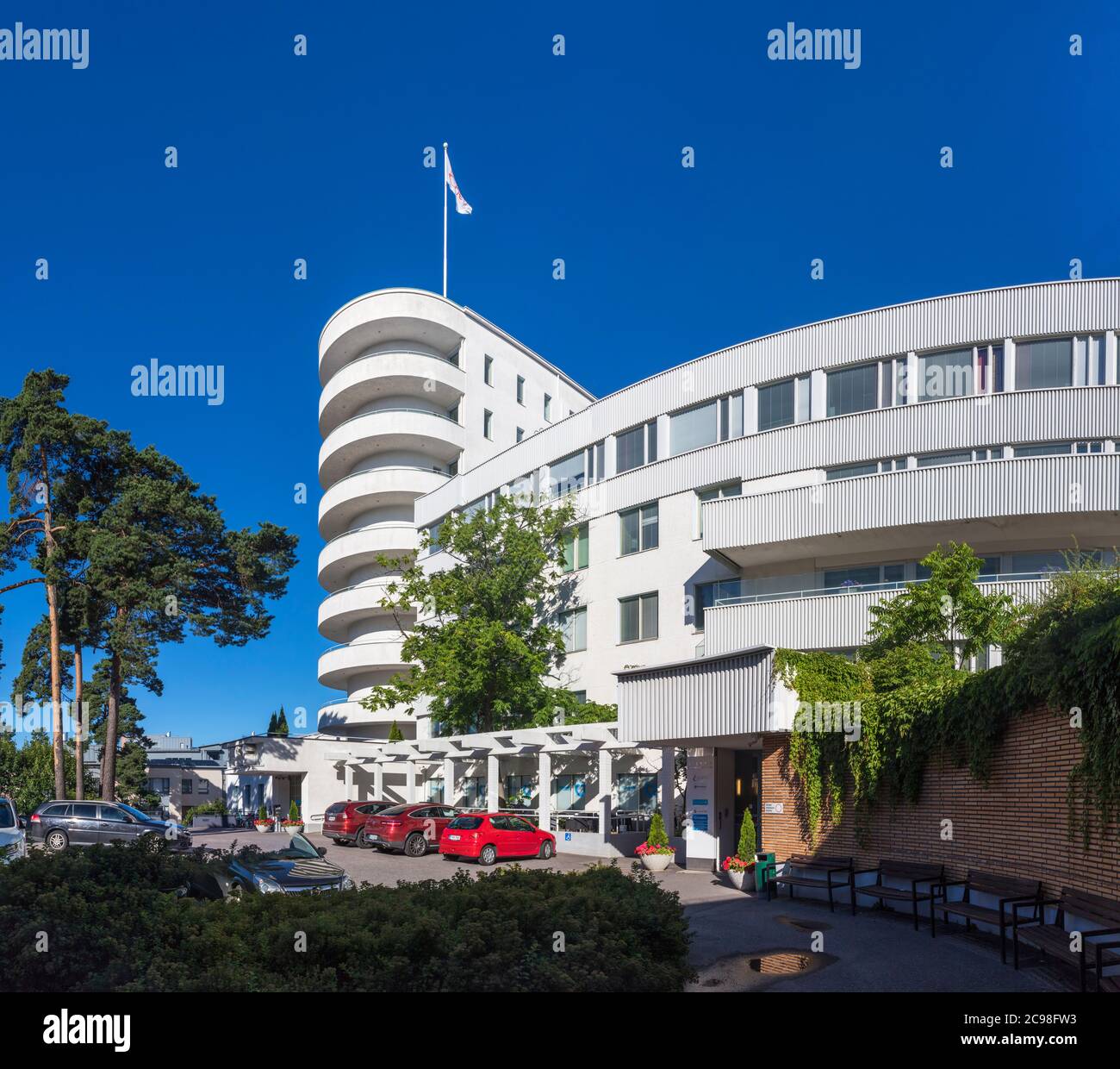 Tilkka, ex ospedale militare di Helsinki Foto Stock