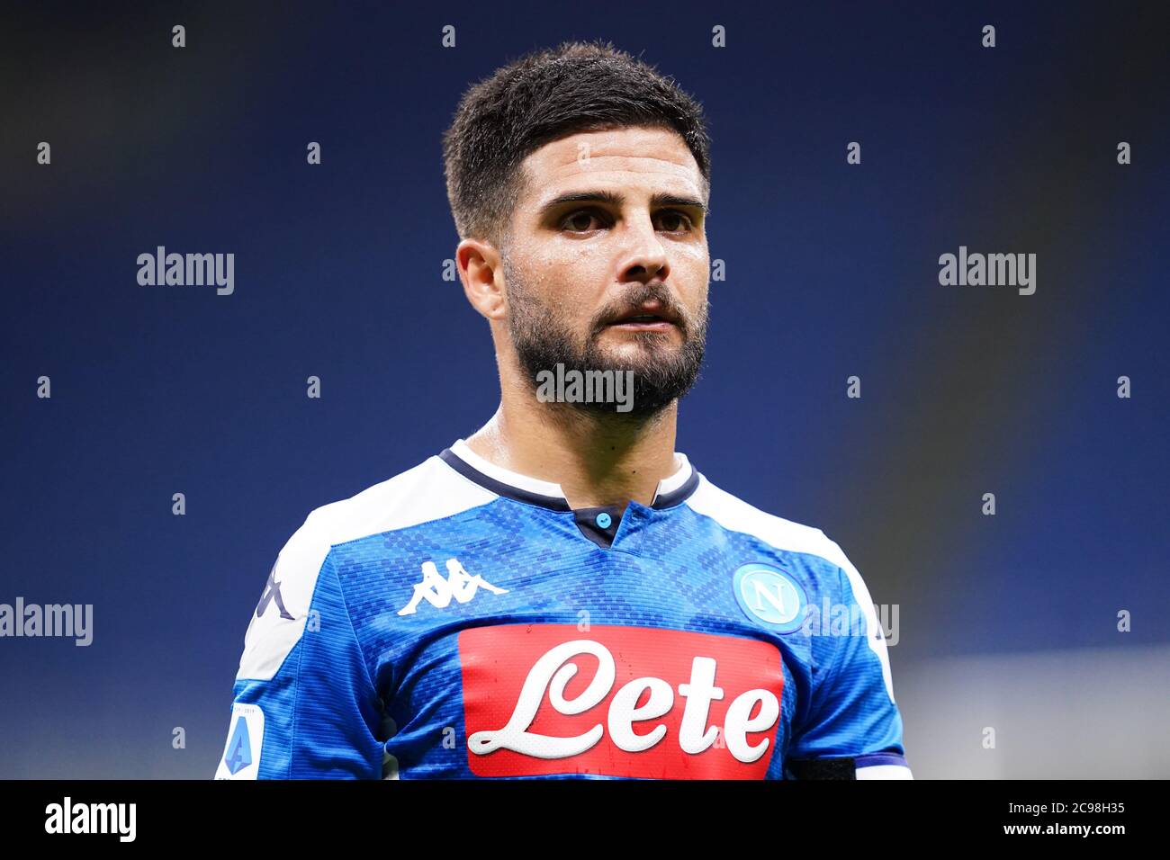 Milano (ITALIA) 28 luglio 2020. Serie Italiana A. FC Internazionale vs SSC Napoli. Lorenzo Insigne del SSC Napoli . Foto Stock