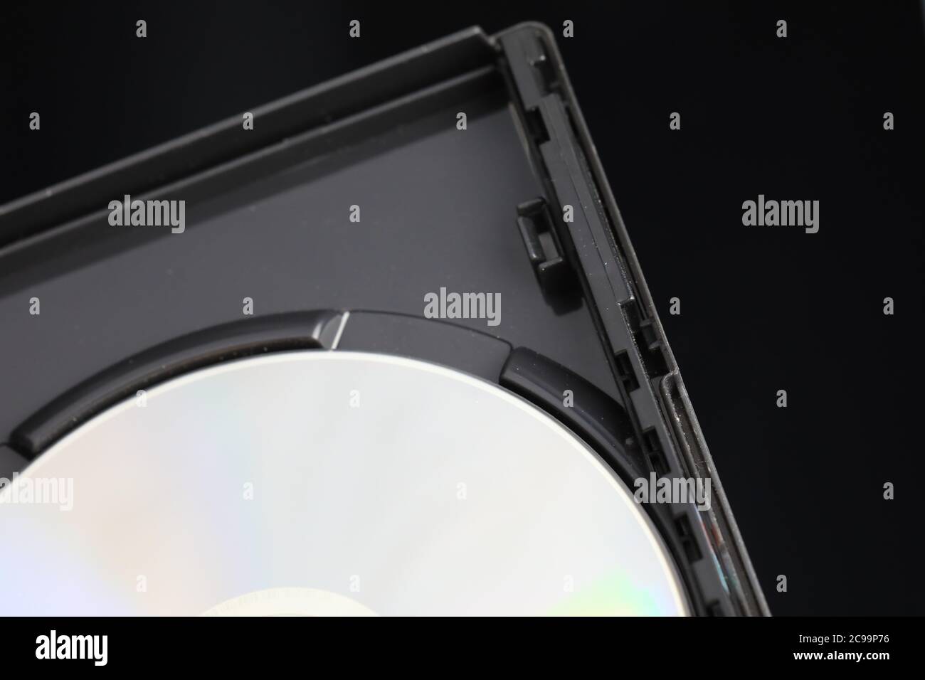 Vista parziale di un disco di un videogioco Foto Stock