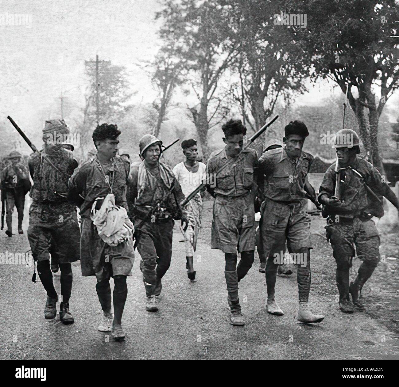 La seconda battaglia mondiale della Birmania Foto Stock
