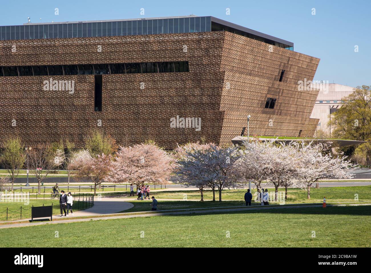 Washington DC, Stati Uniti. National Museum of African American History and Culture, un museo della Smithsonian Institution. Aperto a settembre 2016. Foto Stock