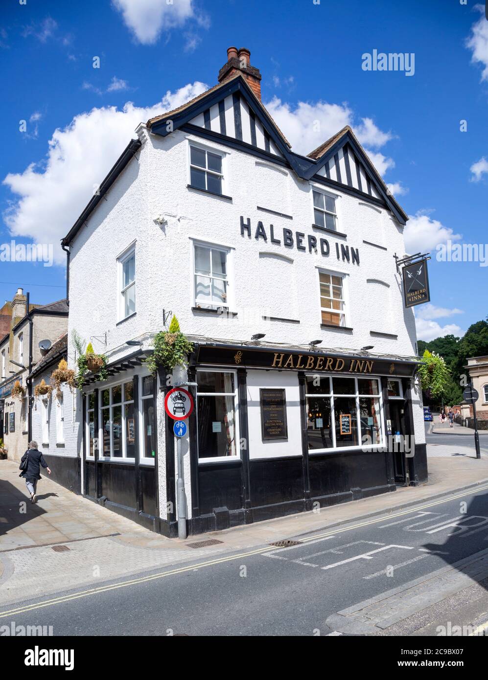 Halberd Inn pub, Northgate Street, Ipswich, Suffolk, Inghilterra, Regno Unito Foto Stock