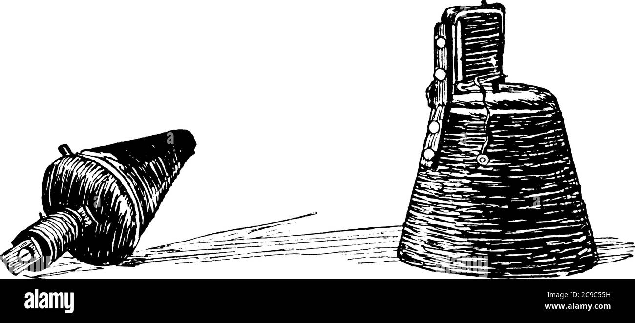 Modello di telefono, disegno di linea vintage o incisione Illustrazione Vettoriale