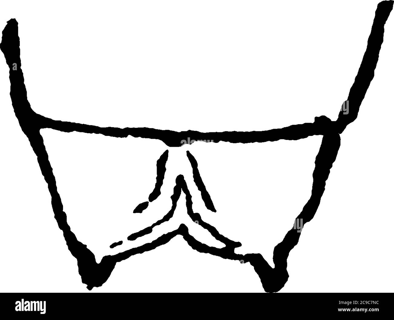 Un coleottero di insetto che è capace di volare veloce con le loro ali giù, disegno di linea vintage o illustrazione di incisione. Illustrazione Vettoriale