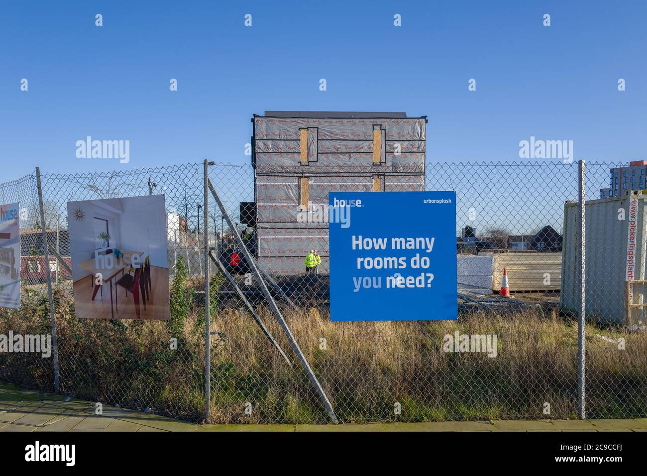 Urban Splash Town house a Ancoats, Manchester, Regno Unito. Costruzione modulare in fabbrica. Foto Stock