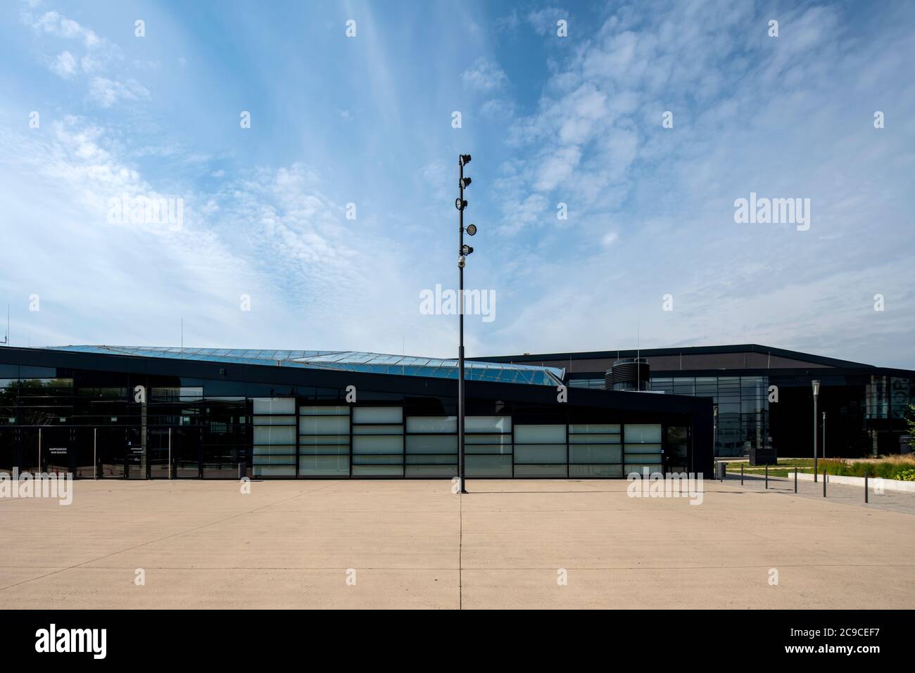 Bonn, Regierungsviertel (Bundesviertel, Parlamentsviertel), World Conference Centre Bonn, Leerer Platz Foto Stock