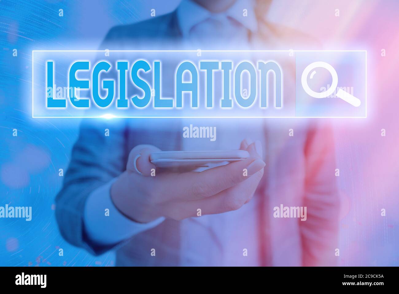 Cartello di testo che mostra la legislazione. Business photo che mostra l'esercizio del potere e la funzione di fare regole Web ricerca informazioni digitali futuris Foto Stock