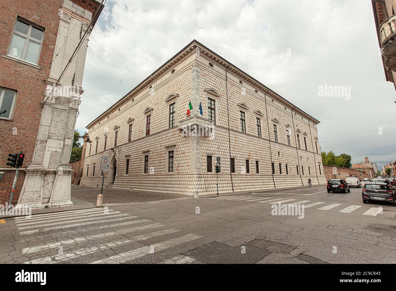 Palazzo dei Diamanti a Ferrara 5 Foto Stock
